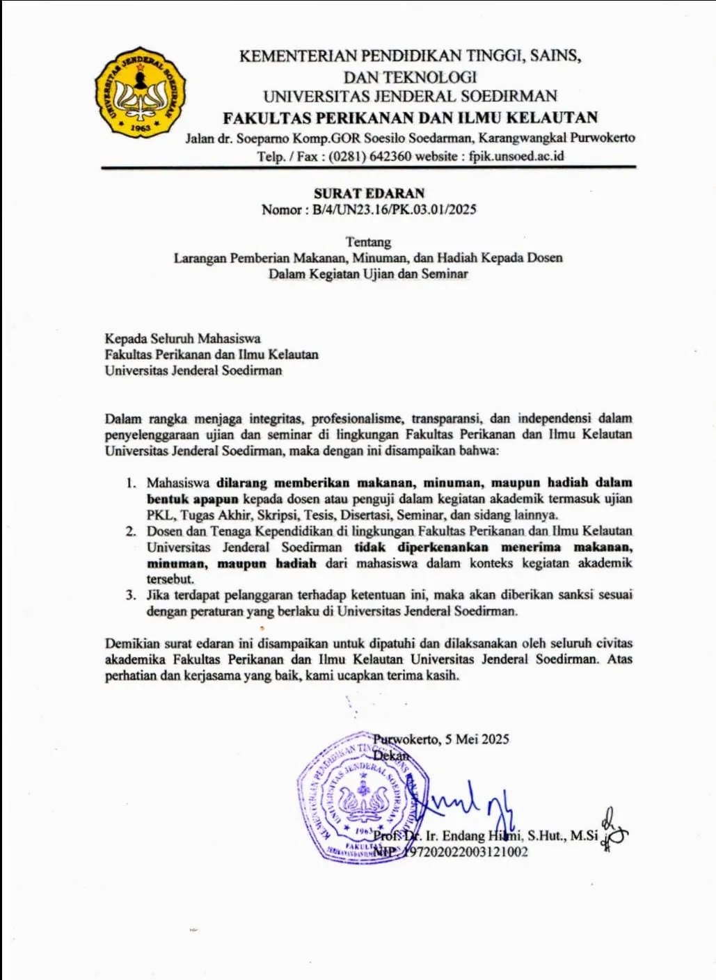 Arsip FPIK Unsoed