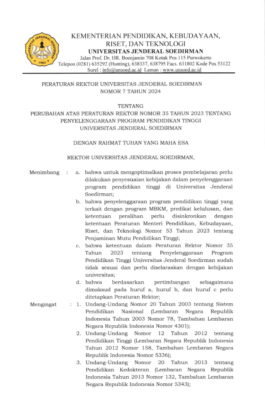 Arsip FPIK Unsoed